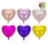 Procesamiento y Personalización de Globos de Papel de Aluminio Luminosos en Forma de Corazón de 24 pulgadas para el Día de San Valentín Chino, el Día de San Valentín, Decoraciones de Boda y Accesorios