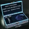 Caja de Sello de Gama Alta con Patrón de Nubes Azules, Caja para Tampón de Tinta, Caja de Almacenamiento, Caja de Embalaje de Porcelana, Caja de Sello de Piedra