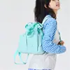 Mochila com Cordão de Design Nicho Estilo Japonês para Mulheres, Bolsa Casual de Viagem, Mochila Funcional para Exterior, Necessaire de Viagem