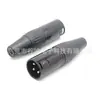 Rean 3P XLR Macho Enchufe de Audio XLR Micrófono XLR Rosca Interna Conector Macho de Tres Núcleos