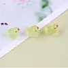 Uau, Enfeites de Decoração de Paisagem em Miniatura, Paisagismo com Musgo DIY Artesanal Brilhante Família de Galinha e Pintinhos, Resina Brilhante
