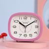 Reloj Despertador Nórdico Simple Estudiante Mesita de Noche Reloj Silencioso Adorno de Escritorio Multifuncional Reloj de Escritorio Pequeño Reloj de Cuarzo