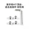 Accesorios para Mancuernas de Barra Ao Clip de Resorte de Sujeción Hebilla de Clip de Resorte Tuerca de Varilla Roscada Ranura Hembra Doble Portafusibles Hembra Hexagonal Hembra Arandela Plana