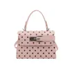 Tendencia transfronteriza bolso pequeño cuadrado de mano para principiantes bolso de mujer otoño 2026 nuevo bolso de hombro individual de lunares elegante bolso cruzado para ir al trabajo