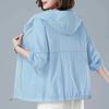 Ropa de protección solar para mujer, novedad de verano 2024, ropa de maternidad, ropa de protección solar para mujeres de mediana edad y mayores, abrigo fino de manga larga transpirable para exteriores