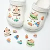 Zapatos Croc 2025 Accesorios Sencillos Ins Corazón Girly Zapatos Croc Hebillas de Zapatos Lindas de Gama Alta Versátiles Flores para Zapatos