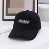 Gorra de béisbol de primavera y otoño para mujer, nueva gorra rígida de moda para hombre, gorra con visera versátil, informal, estilo coreano, gorra bordada, resistente al sol, para verano