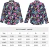 Disfraz Disco para Hombre de los 70s Camisa Retro Floral Pantalones Acampanados Color Sólido Conjunto de Dos Piezas para Actuación en Escenario