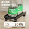 Soporte para Host de Computadora Estante Móvil de Refrigeración Chasis para Oficina en Casa con Ruedas Base Estante Retráctil para Almacenamiento de Computadora