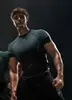 Gymshark Ropa Deportiva para Hombre Casual Running Secado Rápido Transpirable Body Camiseta de Manga Corta Tiburón Musculoso para Hombre
