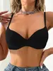 Exclusivo transfronterizo de Amazon: sujetador de mujer inalámbrico, sin costuras, suave y cómodo con tirantes ajustables y diseño push-up