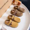 Zapatos Birkenstock para Niños Estilo Británico Zapatos de Cuero Nuevos Primavera y Otoño Zapatos Casuales de Encaje para Niñas Zapatos Individuales Mocasines de Suela Suave para Bebé