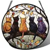 Adornos Colgantes Decorativos de Vidrio de Color Transfronterizos, Decoraciones para Paredes y Ventanas, Captadores de Luz, Regalos para el Día de la Madre, Regalos de Cumpleaños