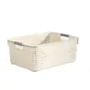 Experto en Almacenamiento Cesta de Almacenamiento de Plástico para Uso Doméstico, Ropa, Juguetes, Bocadillos, Caja Organizadora para Armario de Dormitorio con Tapa