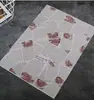 Embalagem Descartável para Assar Rolo de Papel Toalha Oleado Papel à Prova de Gordura para Confeitaria Ocidental Pão Pad de Comida Borda de Papel Papel Decorativo
