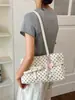 Bolso de lunares fresco, dulce y lindo, nuevo modelo 2026, elegante y de alta calidad, casual, gran capacidad, bandolera de alta apariencia