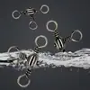 Conector giratorio en forma de anillo de tres vías para aparejos de pesca, pesca en el mar, pesca con señuelos, artículos de pesca estilo japonés, accesorios de pesca de tres vías
