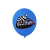 Balão com tema de corrida atacado para comércio exterior, conjunto de decoração de balão de látex de 12 polegadas, balões espessados para atmosfera de evento de carro