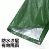 Lona Verde Plateada Lona Engrosada Protección Solar e Impermeable Lona Exterior para Camión Lona Protectora Solar y de Aislamiento Térmico Industrial Resistente al Desgaste