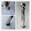 Columna de poste de valla de bandera de acero inoxidable protector de asta de bandera valla protectora