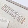 Tiras de Uñas Portátiles Ojo de Gato Galvanizado Ultravioleta, 30 Piezas, Tiras de Uñas Portátiles Codificadas, Tiras al por Mayor, Tiras de Uñas Pre-hechas Personalizadas