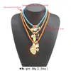 Para Estilo Playa Verano Colgante Sol Flamenco Collar Estilo Bohemio Transfronterizo Serie Oceánica Collar de Cuentas de Arroz