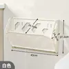 Zapatero para Uso en Casa en la Entrada, Zapatero Plegable de Múltiples Niveles para Almacenamiento en Puerta, Montaje en Pared, Sin Taladro, Zapatero Multifuncional