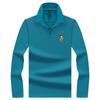 Camisa Polo Casual de Manga Larga Bordada para Hombre Tucán/Pájaro Carpintero Estilo Coreano Tendencia Otoño Nueva Llegada