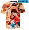 Camiseta de verano con malla 3D transpirable y estampado digital de Xiaohai Lufei Essaab, de manga corta.