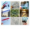 Tarjetas de Boleto Transparente de Temporada de Graduación Personalizadas con Láminas de Plástico PVC de Alta Transparencia para Pases de Abordaje de Ceremonia de Graduación Estudiantil
