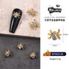Venda Quente Transfronteiriça Halloween Caveira Joias para Unhas Liga de Zinco Fantasma Aranha Broca de Unha Joias Metálicas para Unhas