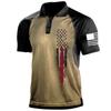 2023 Amazon Transfronterizo Nueva Moda para Hombre Polo de Solapa para Hombre Top Casual de Manga Corta