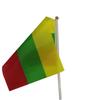 No. 8 Bandera de Lituania 14 * 21 cm bandera de poliéster fabricante Lituania bandera de mano en stock al por mayor con asta
