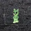 Nuevo producto transfronterizo: Muñecos de Alien con Expresiones que Brillan en la Oscuridad, Lindos Accesorios de Decoración DIY, Adornos de Escritorio para Micro-Paisajes
