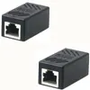 Adaptador de cable de red Yushuo a conector, cabeza de tres vías, extensor de conexión, 100 M, cabeza de cristal rj45, pasamuros de red