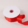 Cinta roja brillante cinta de seda cinta de satén banderín rojo para coche regalo presente horneado flor embalaje boda