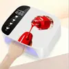 Lámpara de Uñas de Alta Potencia con Patrón de Impresión UV, Doble Fuente de Luz, Máquina de Uñas, Enchufable, Lámpara de Fototerapia UV, Lámpara de Curado, Transfronterizo