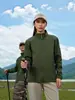 Chaqueta Softshell de Cuello Alto para Primavera y Otoño Unisex para Montañismo al Aire Libre Cortavientos Impermeable Transpirable Chaqueta de Pareja Personalización