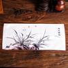 Paño de té de gamuza al por mayor, Paño de té para el hogar de tendencia nacional, Esterilla de té de gamuza antigua engrosada absorbente de agua personalizada, Paño de té pintado