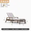 Sillón Sofá de Mimbre para Exterior, Mueble de Teak Impermeable para Hotel, Balcón, Patio, B&B, Jardín