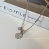 Suéter Decorativo con Cadena de Collar de Letras Hip-Hop para Mujer Marca de Moda Cadena de Suéter Sonriente 2023 Nuevo Accesorios Sin Decoloración