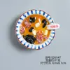 Uma Variedade de Ímãs de Geladeira 3D Fofos de Animais Pequenos com Tema de Comida, Adesivos Magnéticos Realistas de Resina de Macarrão e Sobremesa, Decorações de Cozinha
