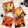 Saco para biscoito de Halloween floco de neve crocante assado auto-adesivo auto-selante saco para lanche de comida saco de embalagem de doce de abóbora fantasma