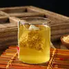 Chá de Trigo Sarraceno Amargo, Saquinhos de Chá de Trigo Sarraceno Amargo Amarelo, Saquinhos Triangulares Individuais, Chá de Trigo Sarraceno, Chá de Trigo Sarraceno Amargo Autêntico, Usado em Restaurantes de Hot Pot, Hotéis e Pousadas
