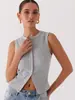 Transfronterizo 2024 verano nuevo AliExpress Amazon Europa y Estados Unidos comercio exterior transfronterizo nuevo chaleco sin mangas ajustado espalda
