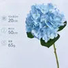 Impressão 3D 176 Peças Toque de Mão Hidratante Flor de Hortênsia Simulação Folha de Gel Hortênsia Decoração Ornamento Material de Flor para Casamento Flor Artificial