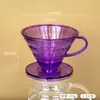 Taza de Filtro para Café Preparado a Mano para Uso Doméstico al por Mayor Filtro de Café para Remojo Taza de Extracción por Goteo Taza de Filtro Grande V60