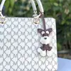 En Stock Nuevo Colgante de Bolso de Perro de Dibujos Animados Llavero de Animalito Cachorro de Cuero Pu Colgante de Cuero de Schnauzer