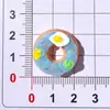 Juguete de comida simulada, frutas, donas, accesorios de pegamento de crema DIY para fundas de teléfono, pinzas para el cabello, materiales hechos a mano, decoraciones de resina