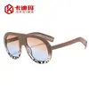 Gafas de Sol Estilo Aviador con Montura Grande Protección UV Moda Europea y Americana, Tendencia Transfronteriza Unisex Personalizadas Gafas de Sol de Gama Alta